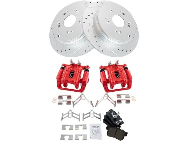 Set of 4 Brake Pads and Rotors for Acura RDX (2010–2012) 31472JBVT