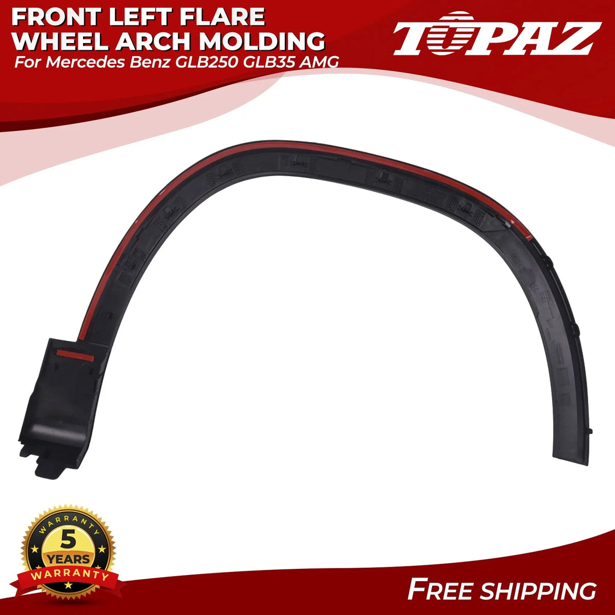 Front LH Wheel Arch Molding for Mercedes Benz GLB 250 (2020–2024)