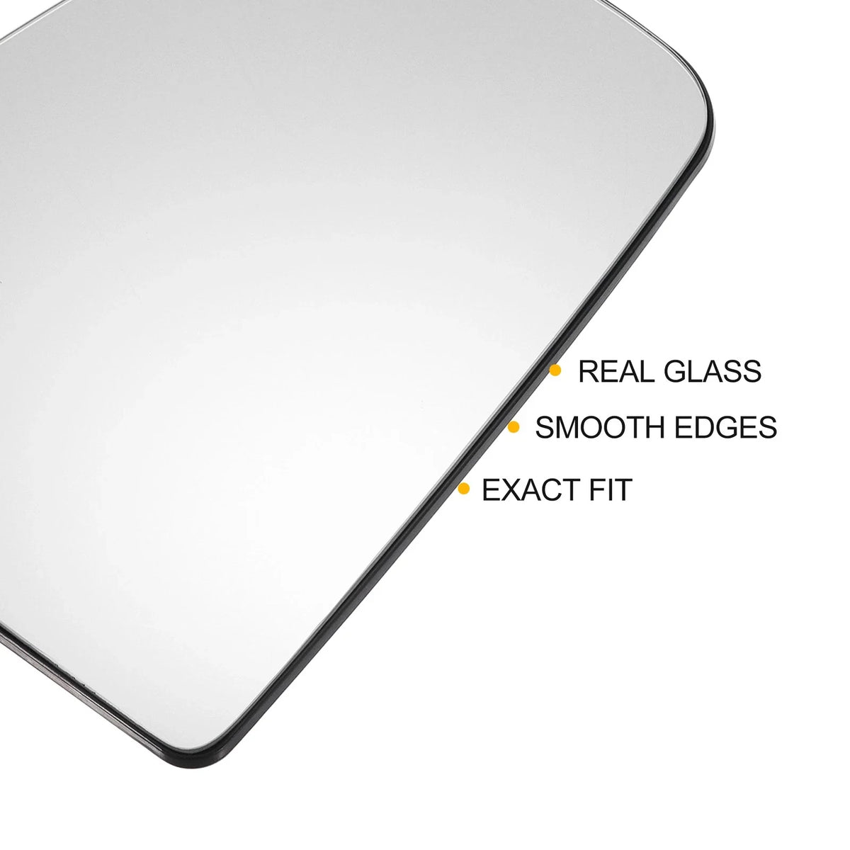 Right Upper White Heated Mirror Glass for Ford Transit T150 T250 (2015–2023)