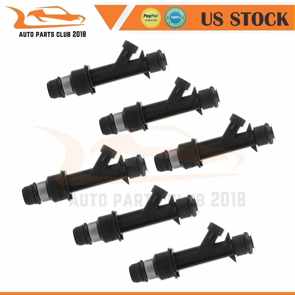 Set of 6 Fuel Injectors for Isuzu Rodeo 3.2L (1998–2004)