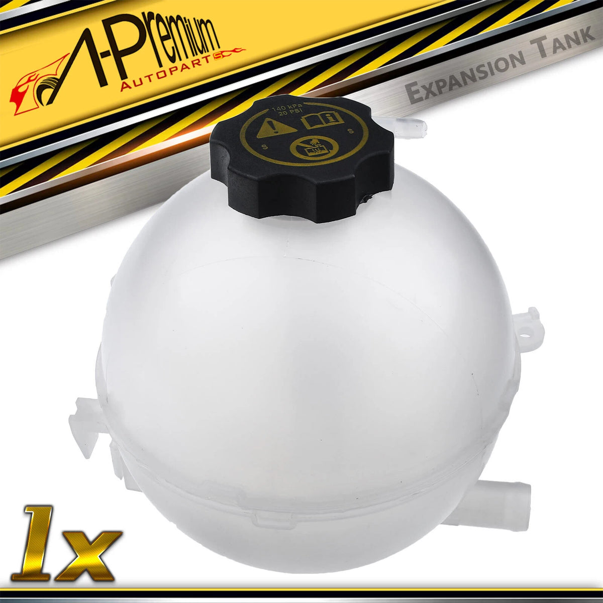 A-Premium Engine Coolant Expansion Tank w/Cap for Chevy Equinox (2018–2020) 23386455