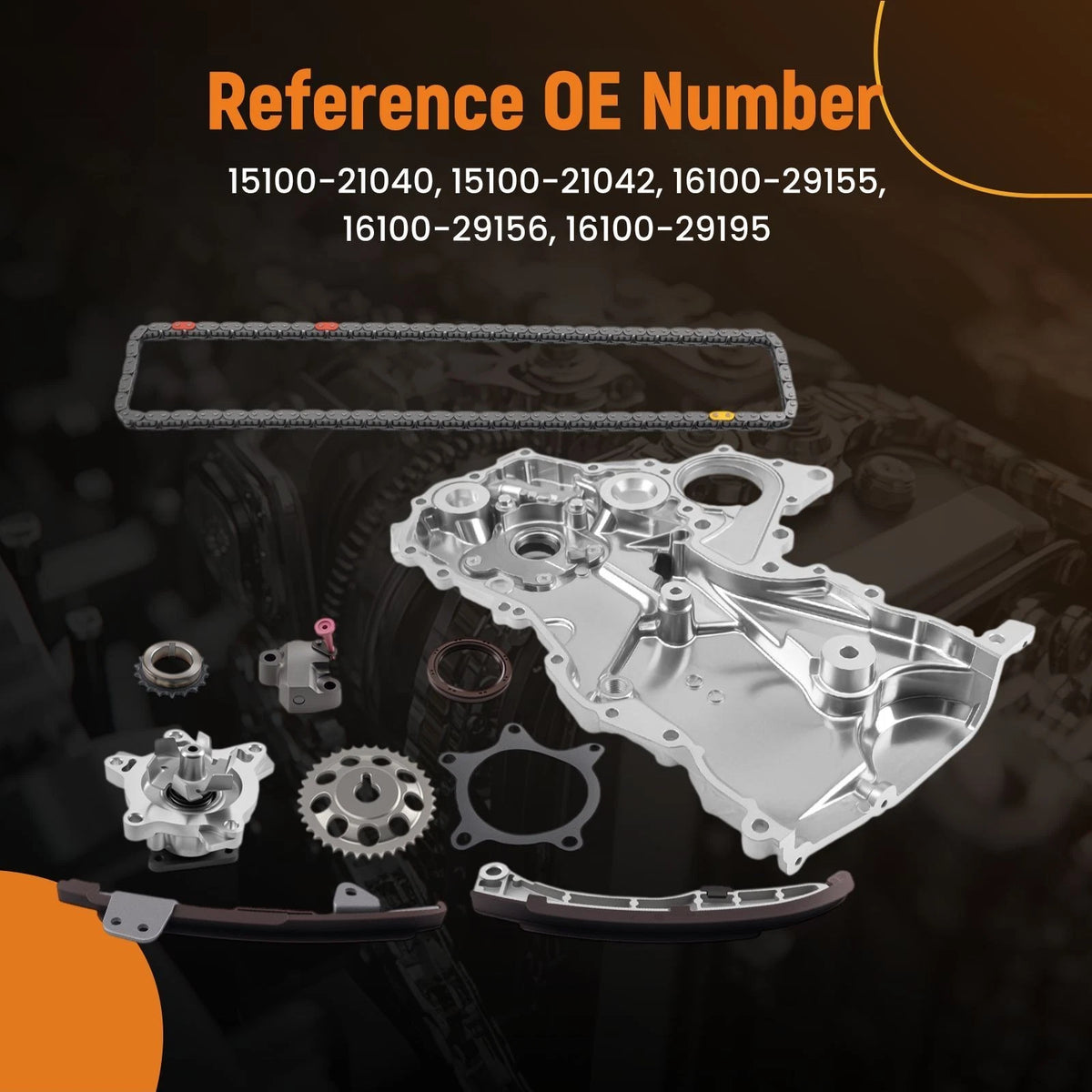 Engine Timing Chain Kit for Scion xA/xB 1.5L (2004–2006) SZVJE7