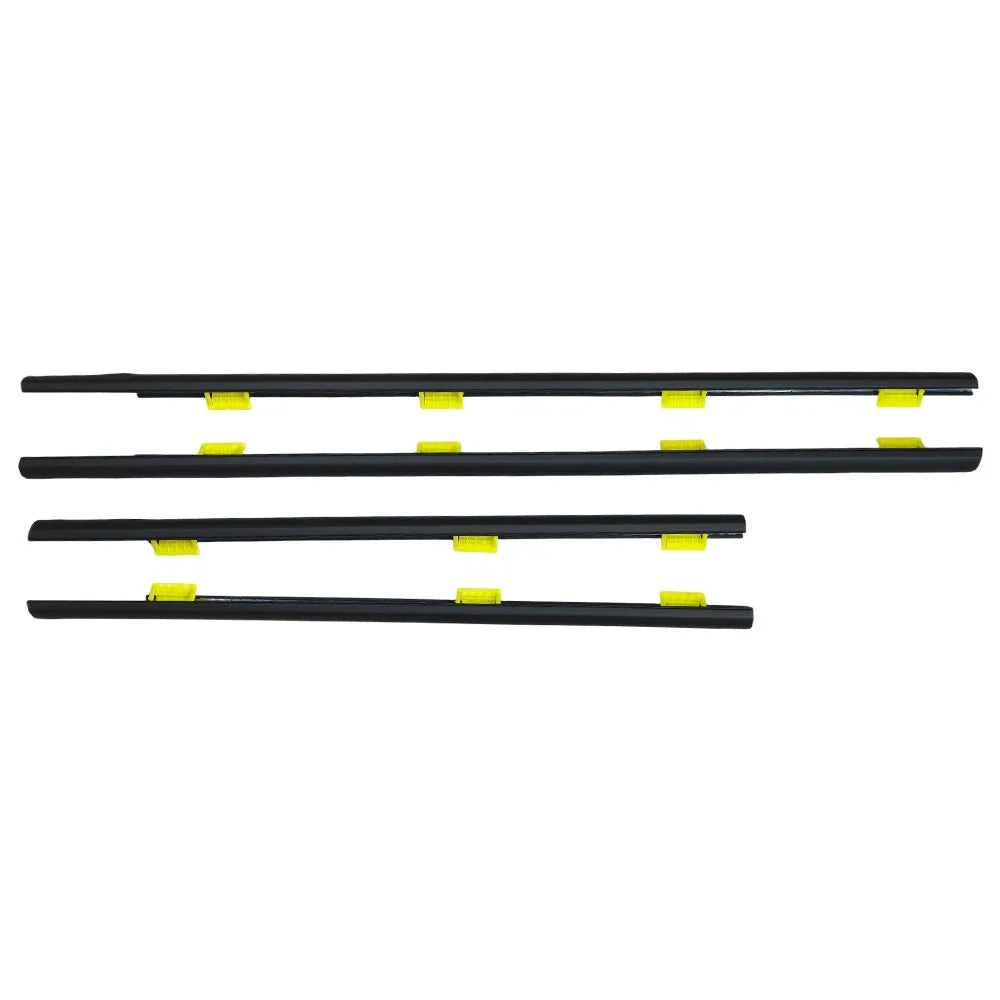 Set of 4 Window Weatherstrip for CR-V 2002–2006 (Outer Black)