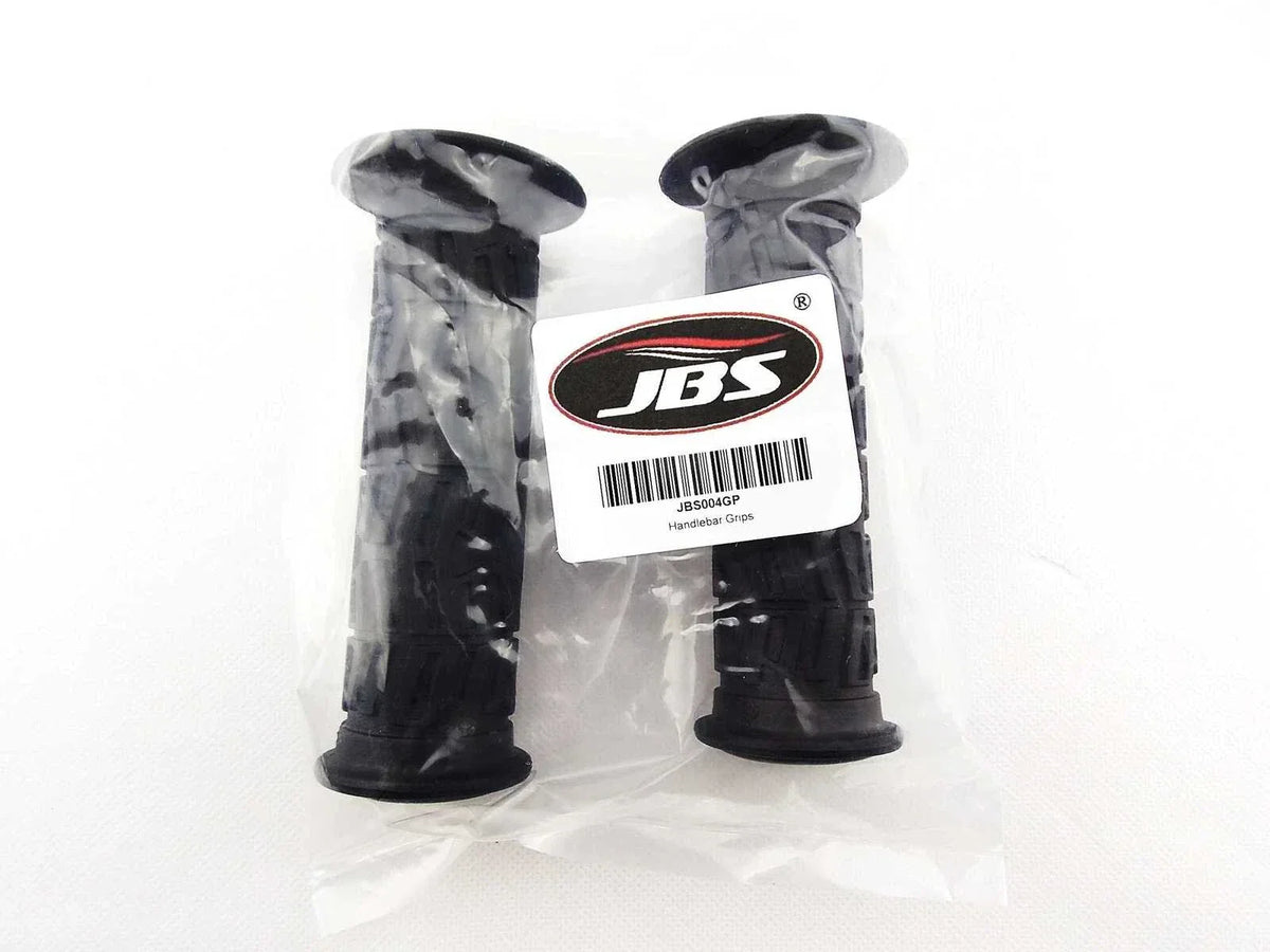 Black Motorcycle Hand Grip Set 22mm 7/8" for Kawasaki JBS