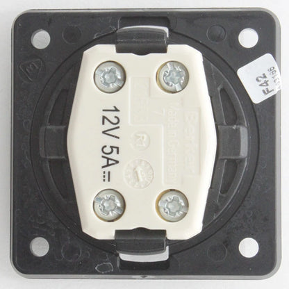 2X Berker 12V 2-Pole On/Off Twin Rocker Switch for Caravan (21236A)