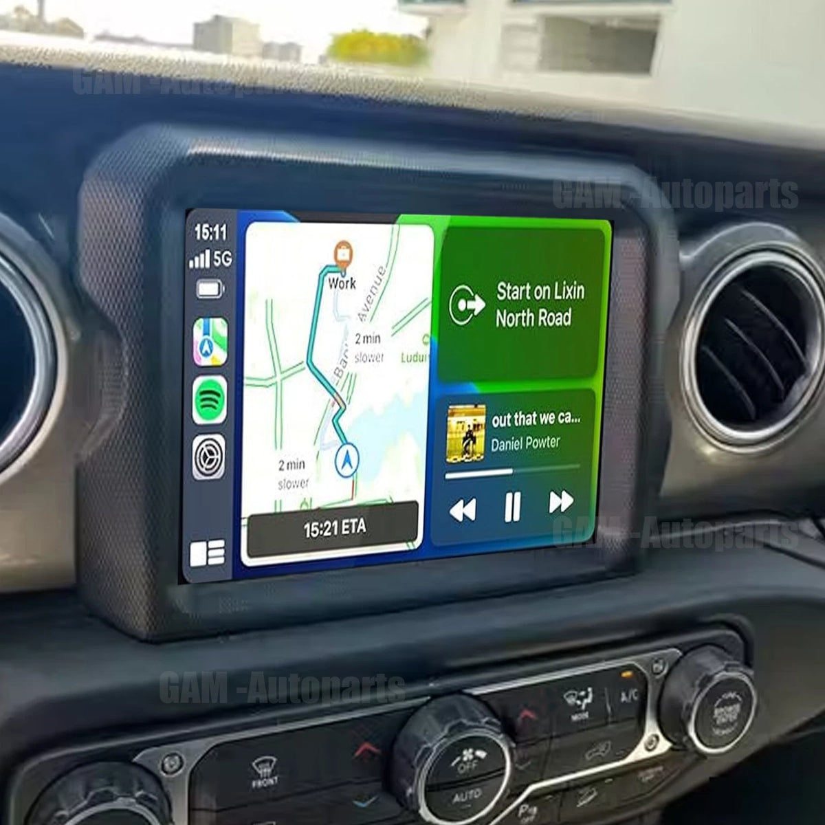 8.4" Android 14 Carplay Car Stereo for Jeep Wrangler (2018–2021)