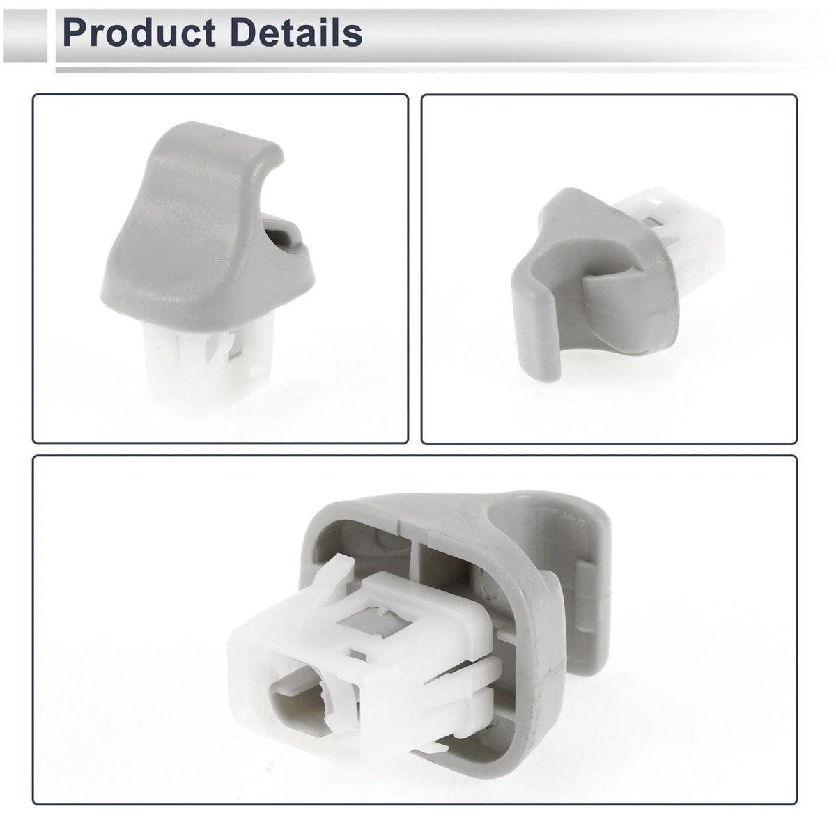 Sun Visor Holder Clip for Nissan Murano (2003–2007) No. 96409CC00B Gray