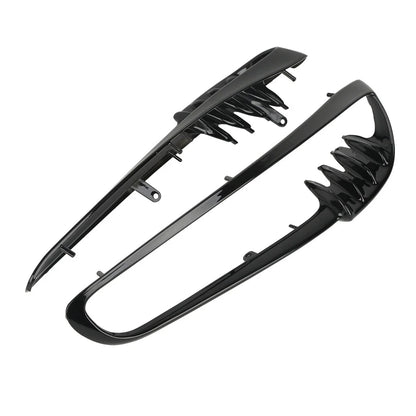 Black Radiator Trim Bezels for Harley V-Rod Night Rod (2001–2010)