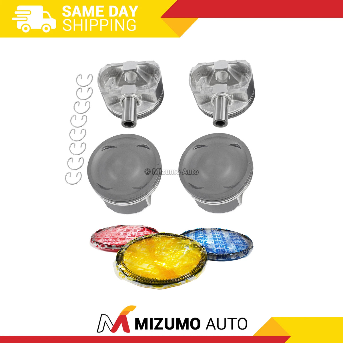 Pistons w/ Rings for Saab 2.5L H4 DOHC 16v (2004–2015) MA-5741125547