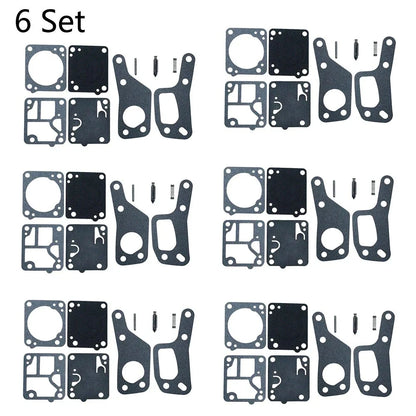 Set of 6 Carburetor Repair Kits for ZAMA RB19 Mini Mac 110 120 130 140