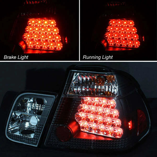LED Red Tail Lights for BMW E46 3-Series (1999–2001) NTR6192R