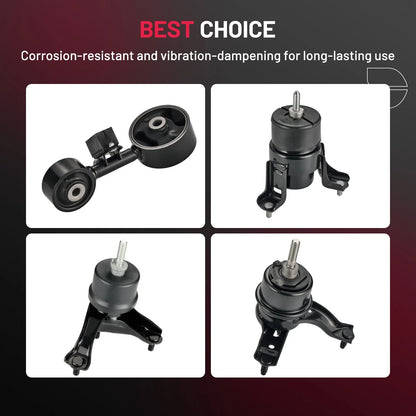 Motor & Trans Mount Set for Toyota Camry 2.4L (2002–2009) A4203 A4211 A4204 A4207