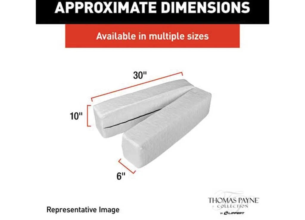 Lippert 2022323582 RV Bed Extender for Thomas Payne Short Queen (30" x 6" x 10")