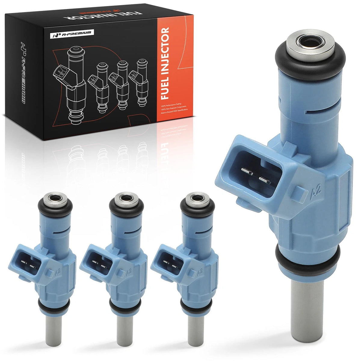 Set of 4 Fuel Injectors for Audi TT (2000–2002) 06A906031J, 85212254