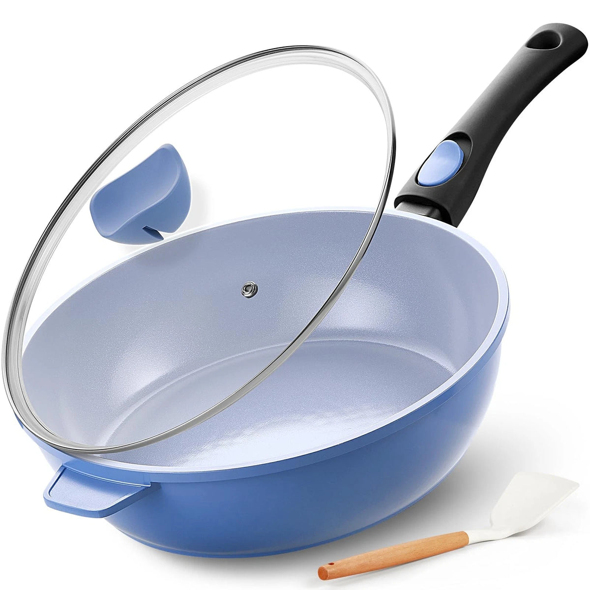 11-Inch Nonstick Deep Frying Pan for