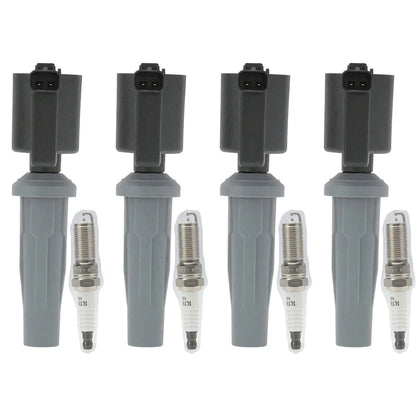 Ignition Coil and Spark Plug Kit for Ford Transit Connect Fusion Lincoln MKZ (2017–2021) - 18084865, UF621, 9E5Z12029A, C1658, NGK90607