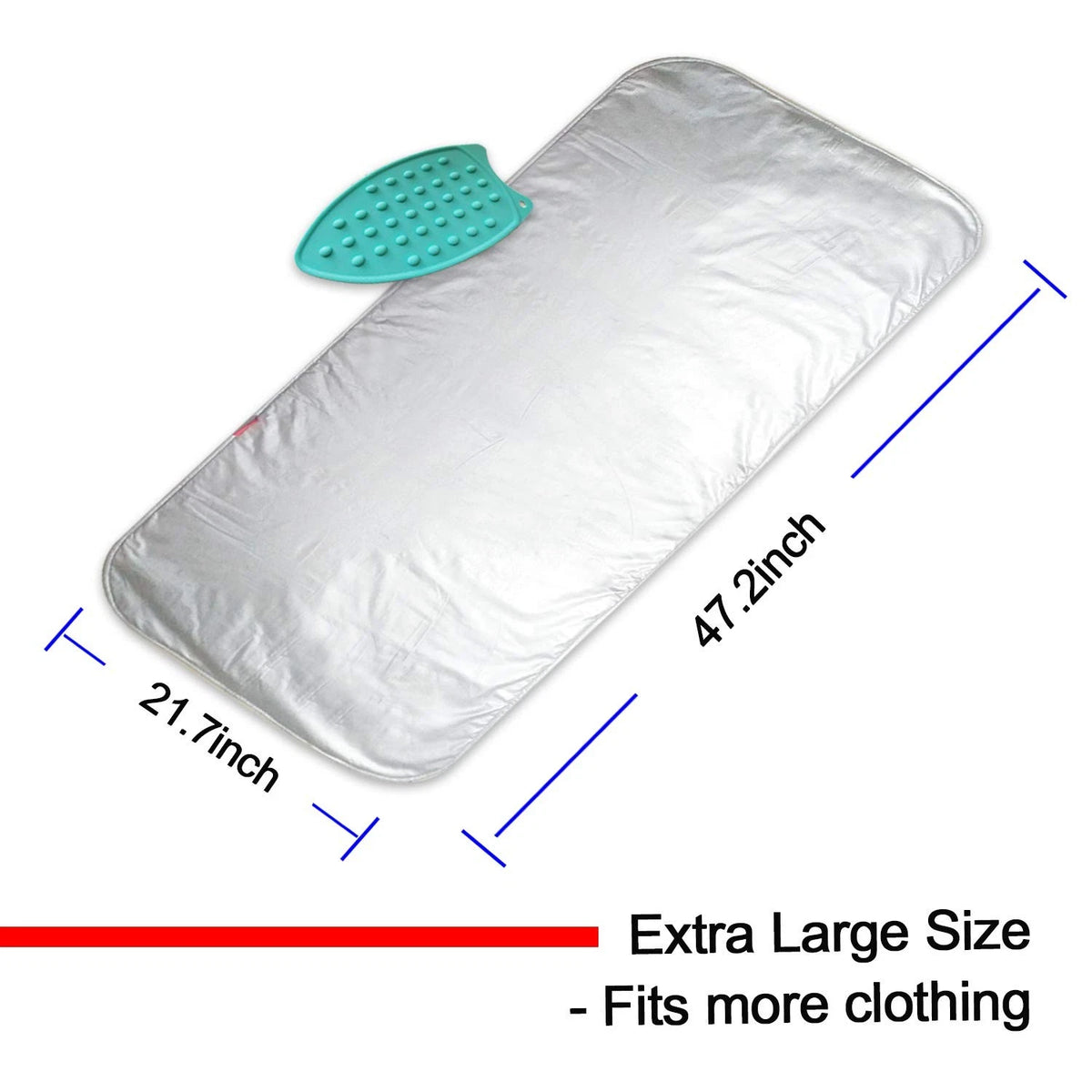 Extra Large Ironing Mat (47.25 x 21.55 inch) Portable Ironing Blanket