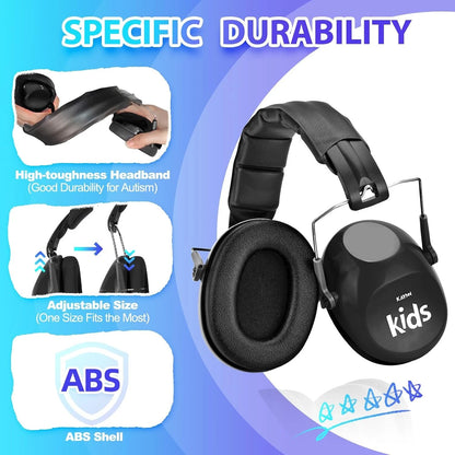 Kids Ear Protection Headphones 28dB Noise Cancelling ANSI Certified