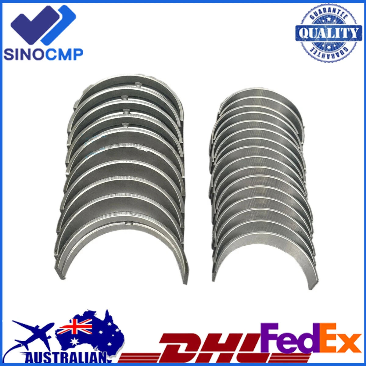 Main & Con Rod Bearings Set for Range Rover / Land Rover / Jaguar 5.0L V8 (5.0 Liter Supercharged)