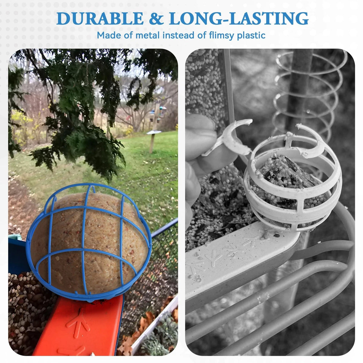 Metal Suet Ball Holder for Bird Buddy Smart Feeders (2023)