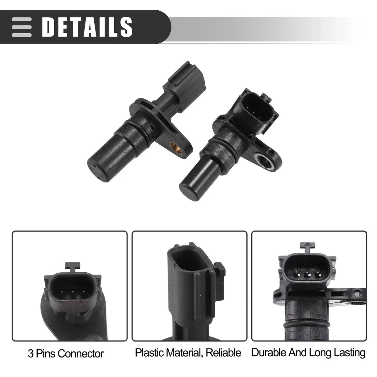 2Pcs Automatic Transmission Input Speed Sensor for Nissan Altima (2008–2012)