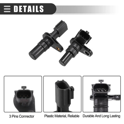 2Pcs Automatic Transmission Input Speed Sensor for Nissan Altima (2008–2012)