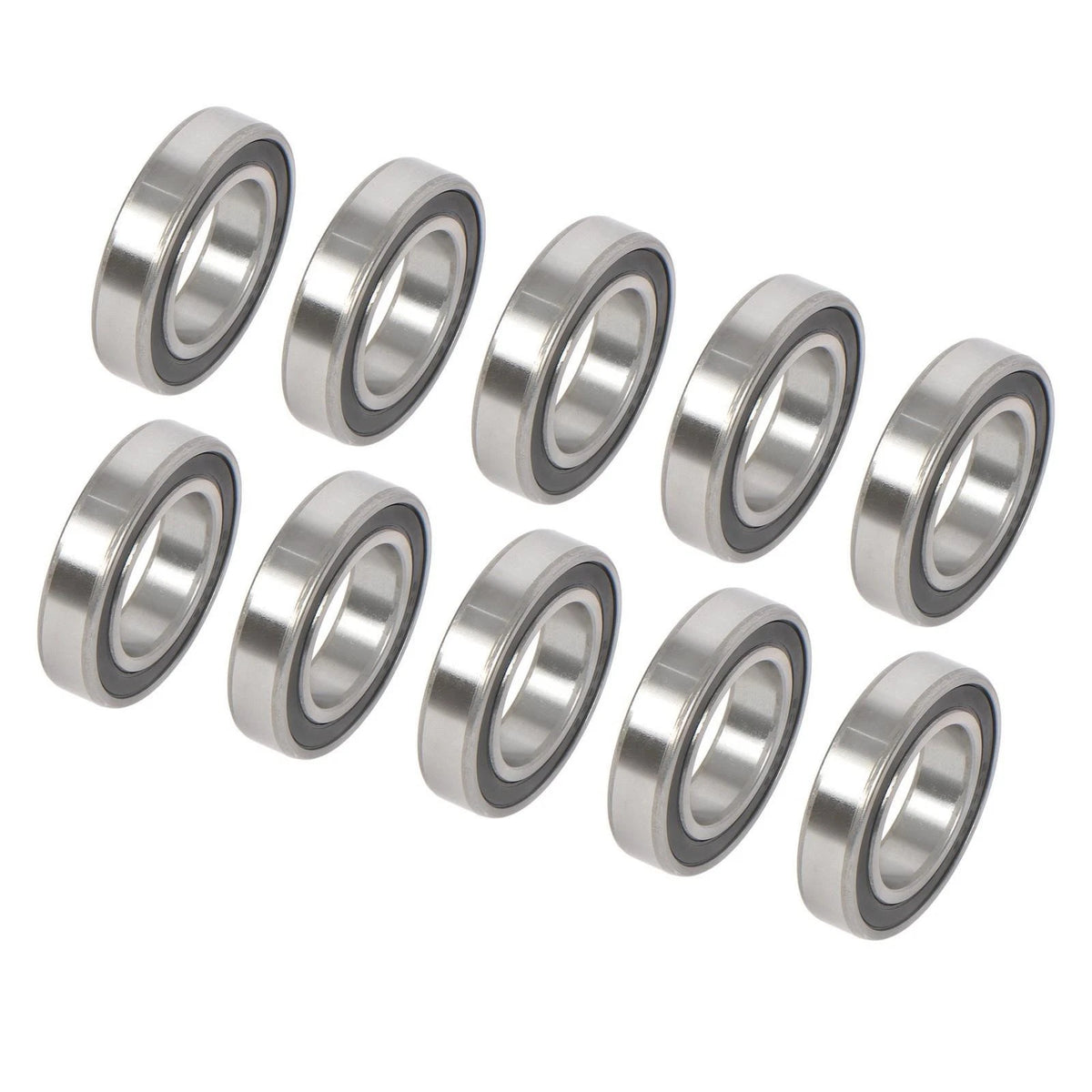 10 Pcs 40 × 68 × 15 mm Pre-Lubricated Deep Groove Ball Bearing