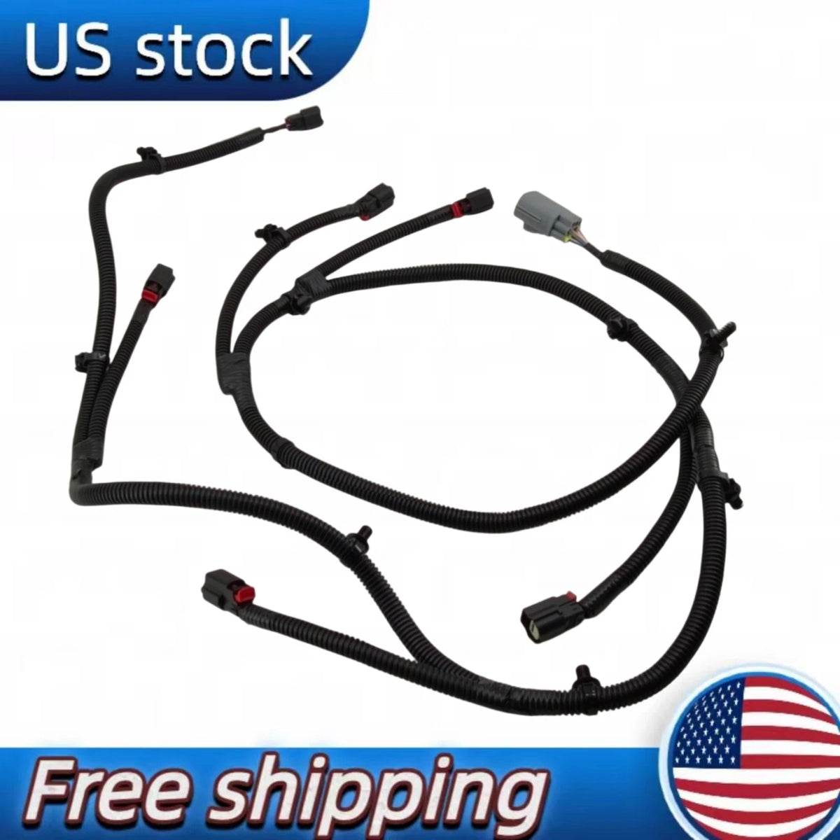 Front Bumper Wire Harness with Park Sensors for Ram 1500 (2014–2024) 68232619AB, 68232619AA, 55440009AB