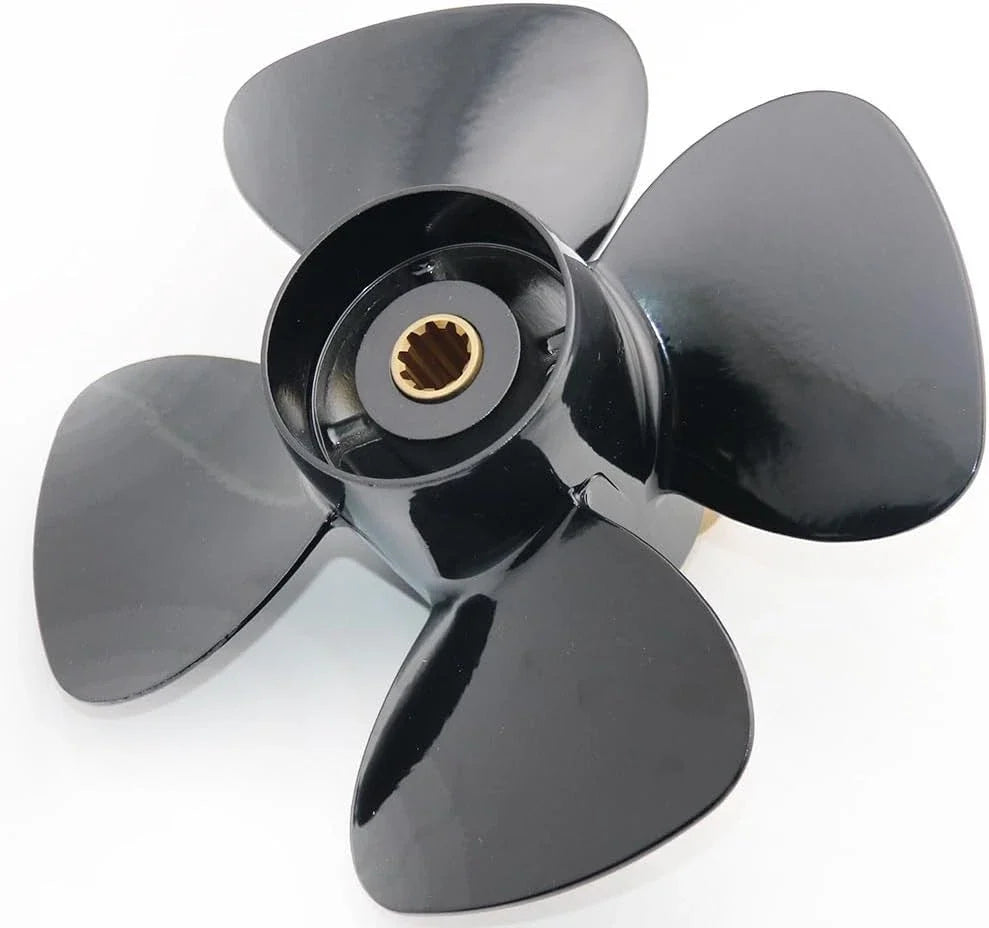 Aluminum 4 Blade High Thrust Propeller 7 Pitch for Suzuki 25-30HP