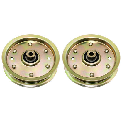 2 Idler Pulleys for Troy Bilt Pony Bronco Horse Mustang Colt XP (38"-54")