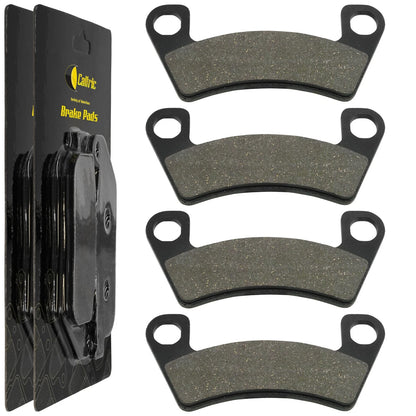 Set of 2 Semi-Metallic Brake Pads for John Deere (AM148144, AM148755)