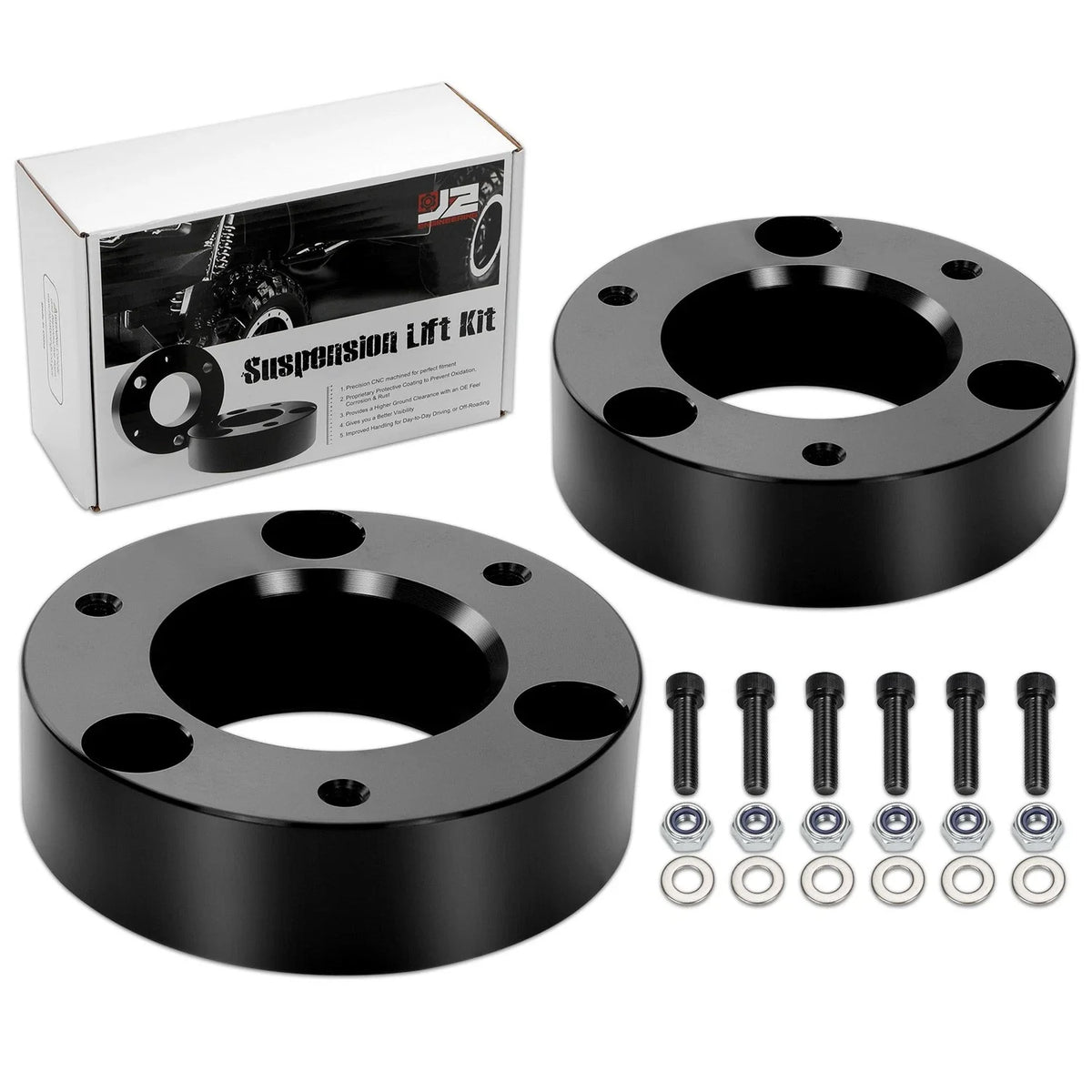 2.5" Aluminum Strut Top Mount Lift Kit Spacer for Silverado Sierra 1500 (2007–2022)
