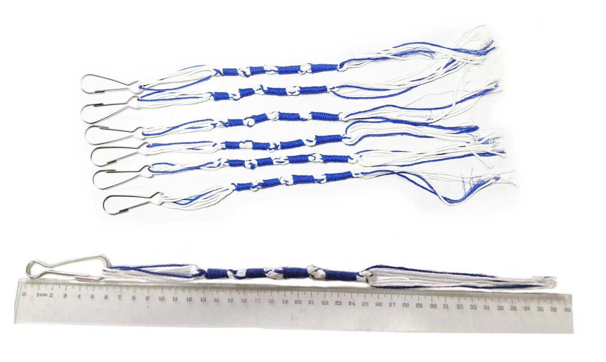 Set of 4 Tzitzits for Pants/Jeans Royal Blue