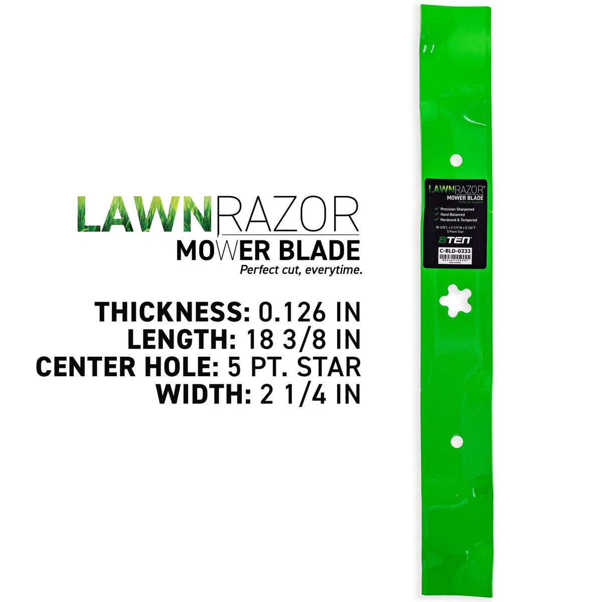 2X LawnRAZOR Mower Blade for Husqvarna LT100 LT110 LT120 LR120 (532140101)