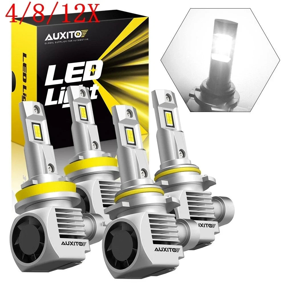 Set of 6 LED Headlight Bulbs Conversion Kit 9005 H11 for High Low Beam