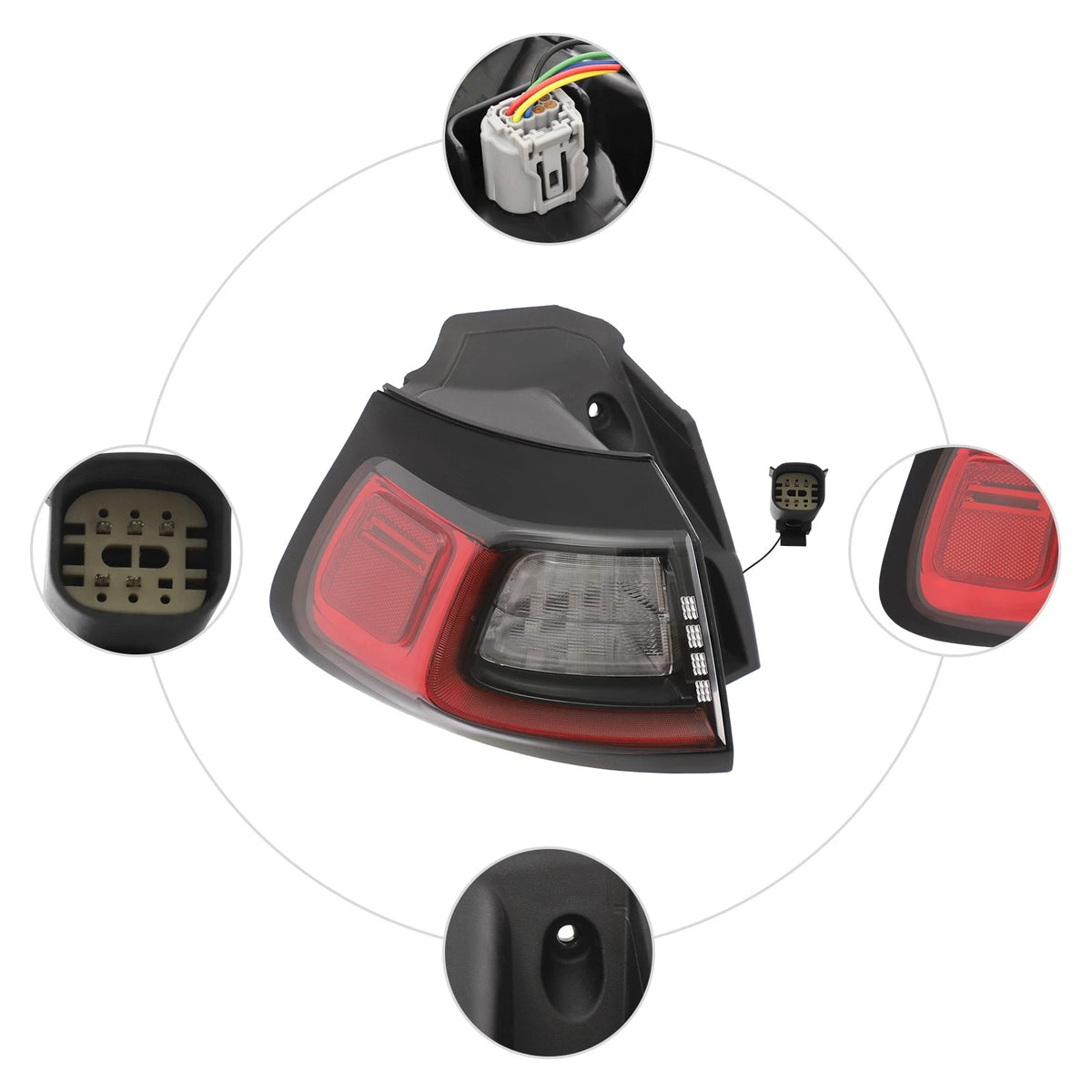 Left Tail Light for Jeep Cherokee (2019–2023) CH2804119, 68275959AF, LED