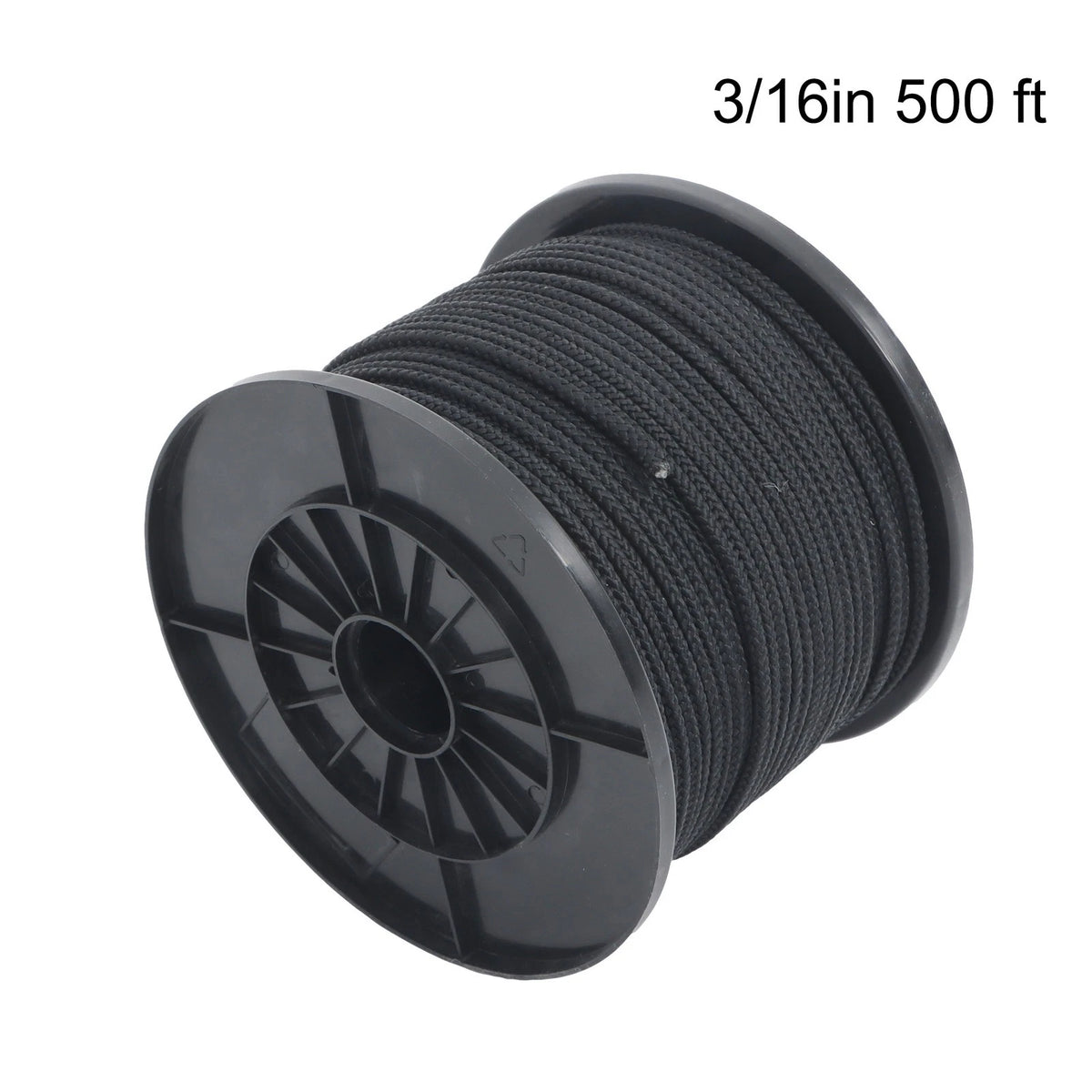 3/16 Inch Hollow Braid Polypropylene Rope for Various Applications (500 Feet)