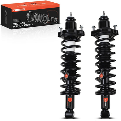 2X Rear Struts w/ Coil Springs Assembly for Mitsubishi Lancer (2002–2007) 171379, 1345434