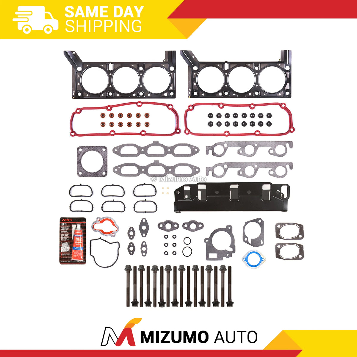 Head Gasket Bolts Set for Chrysler Pacifica, Town & Country, Dodge (2004–2010) - MA-4216917101, HS9996PT-2, MS92808, MS92808-1, ES72163