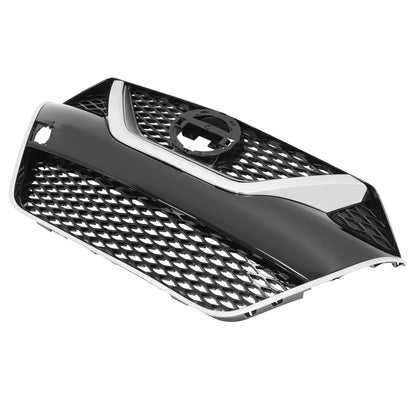 Front Upper Bumper Grille for Nissan Maxima (2016–2018) Black & Chrome Trim