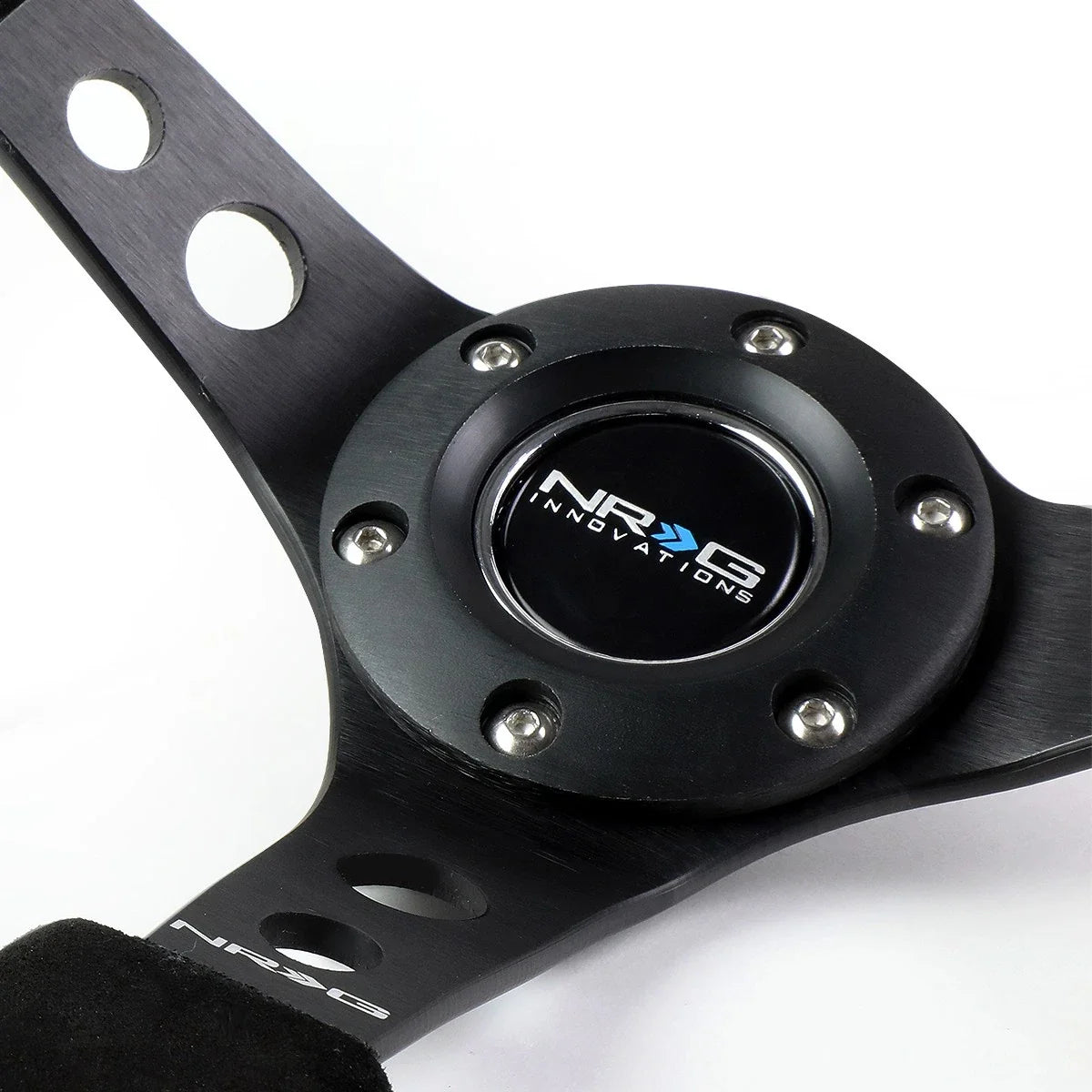 NRG Reinforced Steering Wheel 35cm 3" Deep Dish for Universal Fit (Year Unspecified)