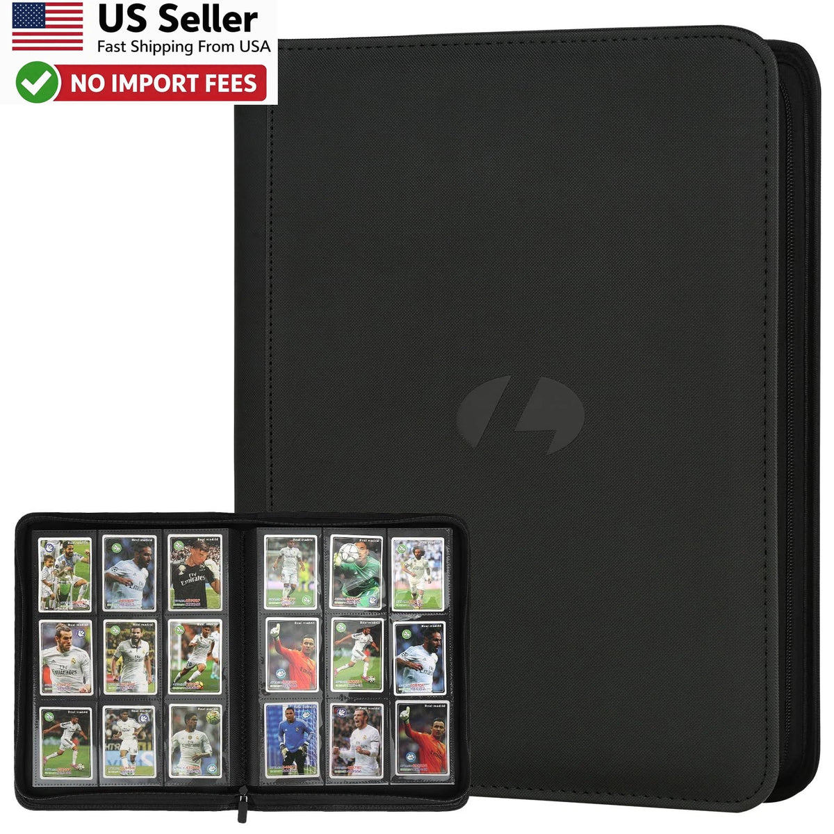 9-Pocket Trading Card Binder for MTG TCG (540 Pockets, Black)