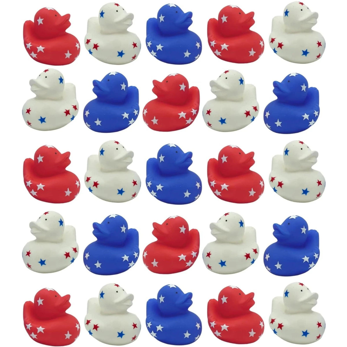 24 Pack Patriotic Rubber Ducks for USA 250th Anniversary