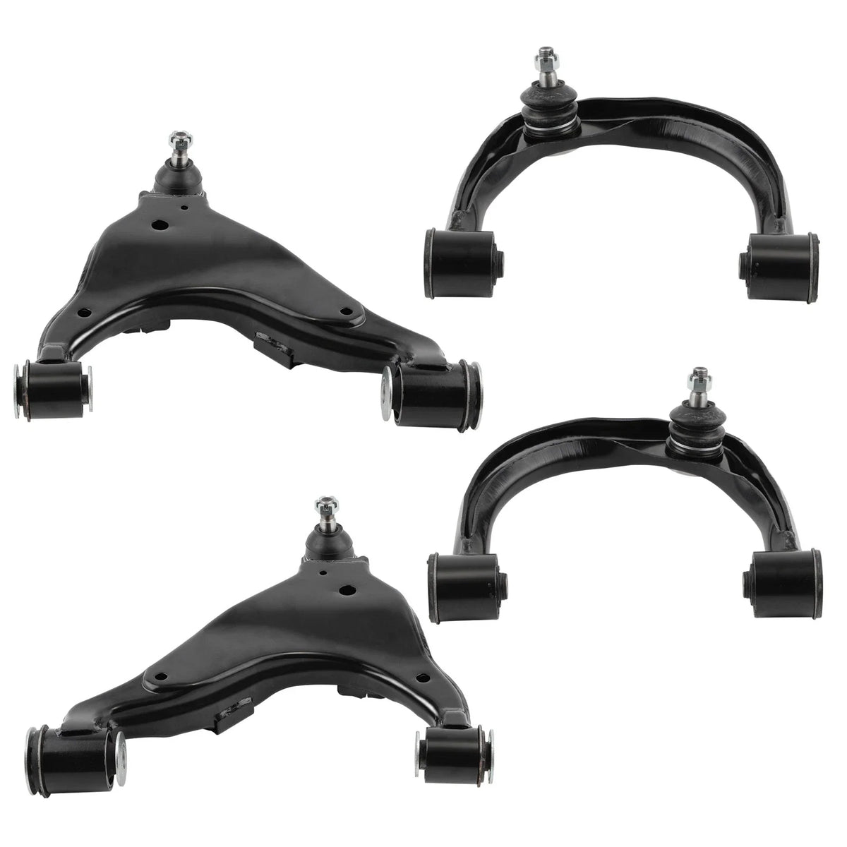 6x Front Lower & Upper Control Arms + Sway Bar Links for Toyota Tacoma (2005–2015)