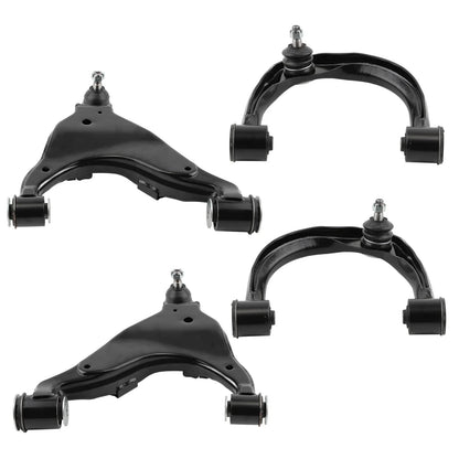 6x Front Lower & Upper Control Arms + Sway Bar Links for Toyota Tacoma (2005–2015)