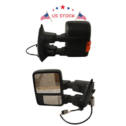 Set of Towing Mirrors for Ford F250 F550 Super Duty (1999–2007)