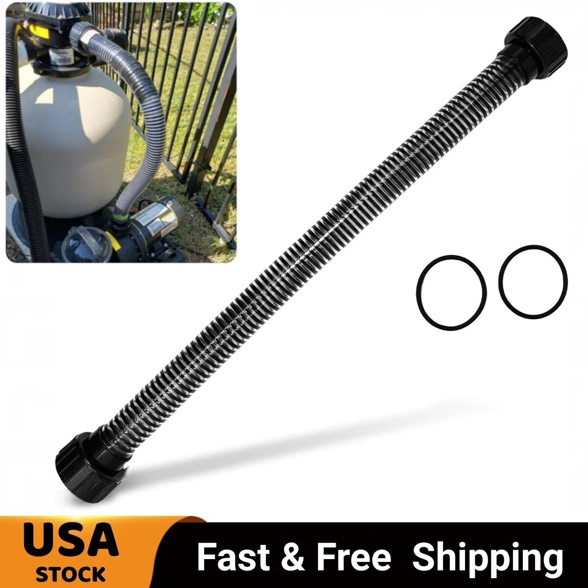 Pump Hose for Pentair Sand Dollar/Sta-Rite Crystal-Flo (Pool/Spa)