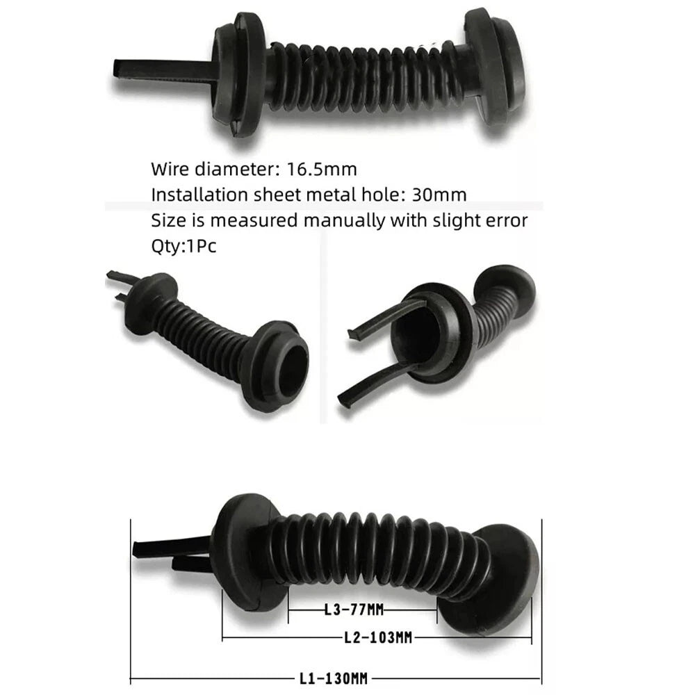 Rubber Dust-proof Tube for Car Wire Harness (25x25/25x39/30x30mm)