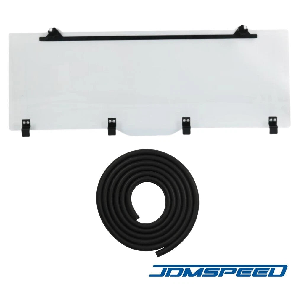 Rear Windshield for Polaris Ranger XP 1000 Crew (2017–2025) 1234