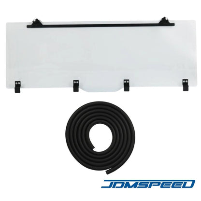 Rear Windshield for Polaris Ranger XP 1000 Crew (2017–2025) 1234